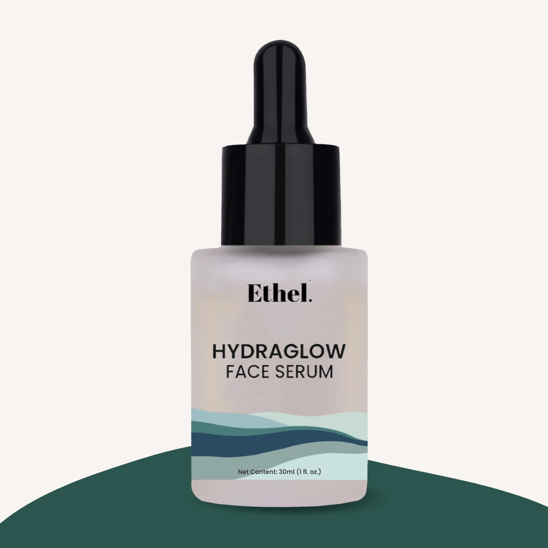 Ethel Hydra Glow Face Serum | Intense Hydration & Skin Barrier Protection | Enriched with Hygroplex HHG, Fucogel, Aquaxyl & Betaine | Lightweight, Fast-Absorbing, & Radiance-Boosting Formula | For All Skin Types